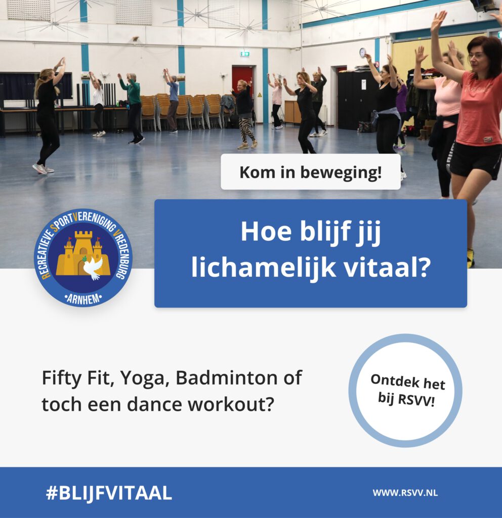 Vitaliteitsweek flyer RSVV