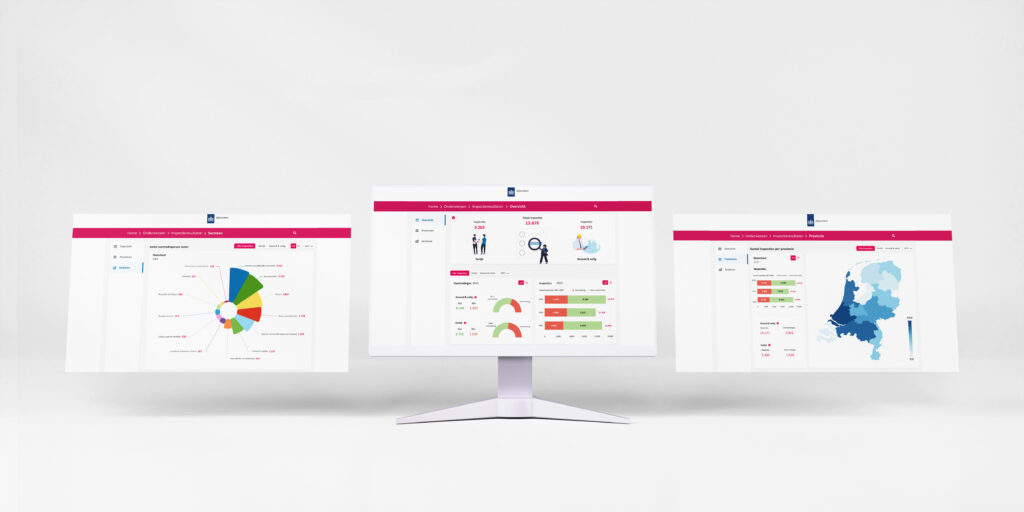 Mockup inspectieresultaten ontwerp
